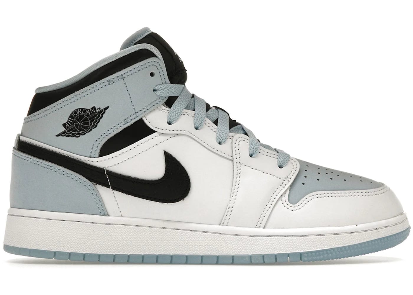 Air Jordan 1 Mid SE GS White Ice Blue