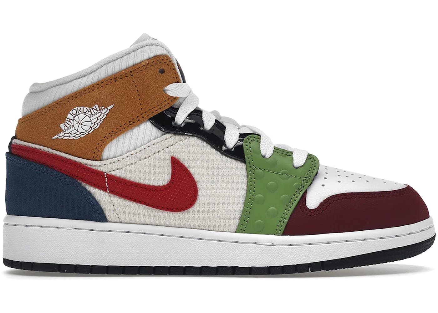 Air Jordan 1 Mid Patchwork GS