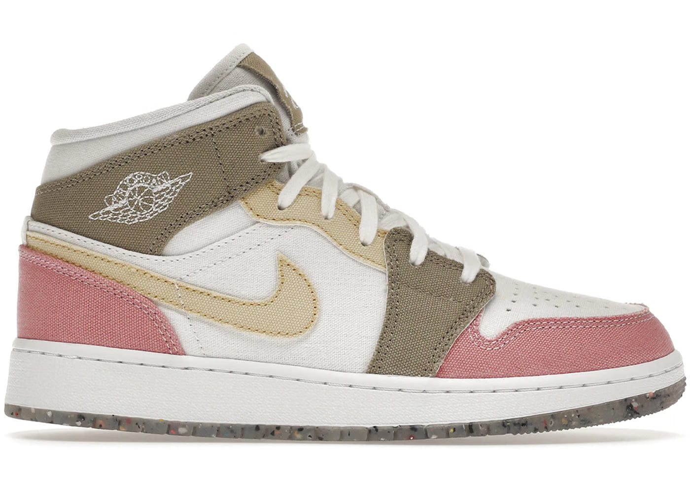 Jordan 1 Mid SE Pastel Vivid Green Grind GS