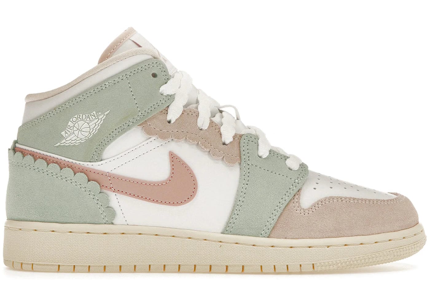 Air Jordan 1 Mid SE GS Scalloped Edge