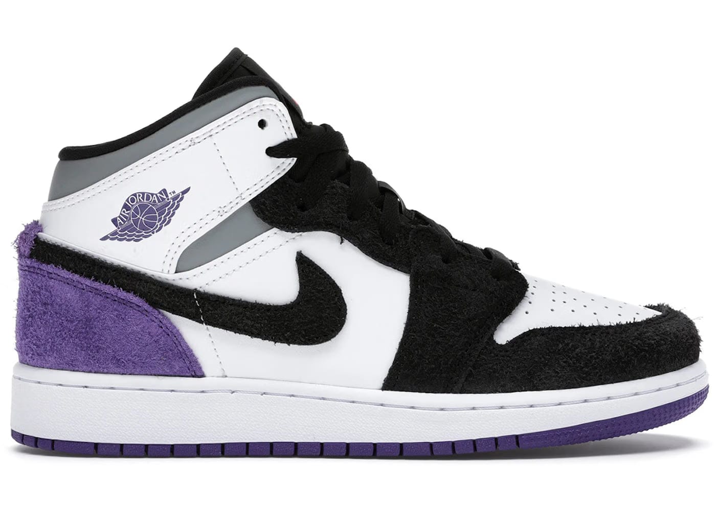 Air Jordan 1 Mid SE GS Varsity Purple