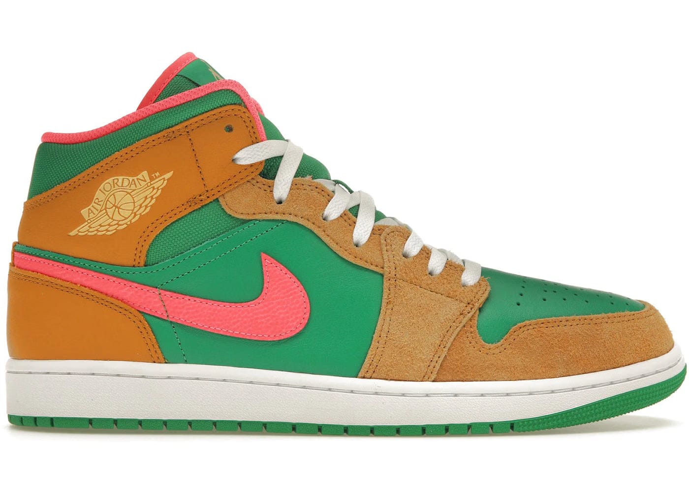Jordan 1 Mid SE Wheat Watermelon