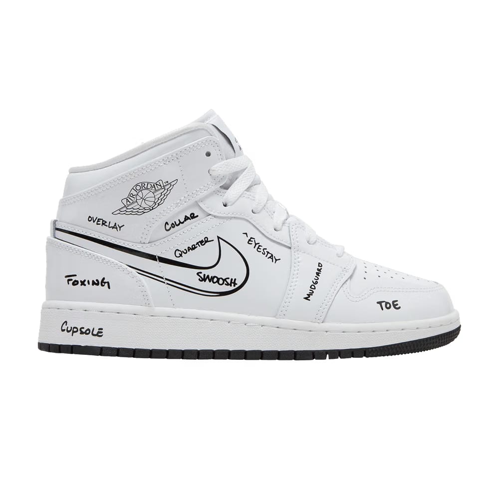 Jordan 1 Mid Schematic GS