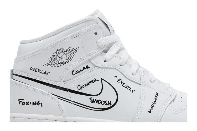 Jordan 1 Mid Schematic GS