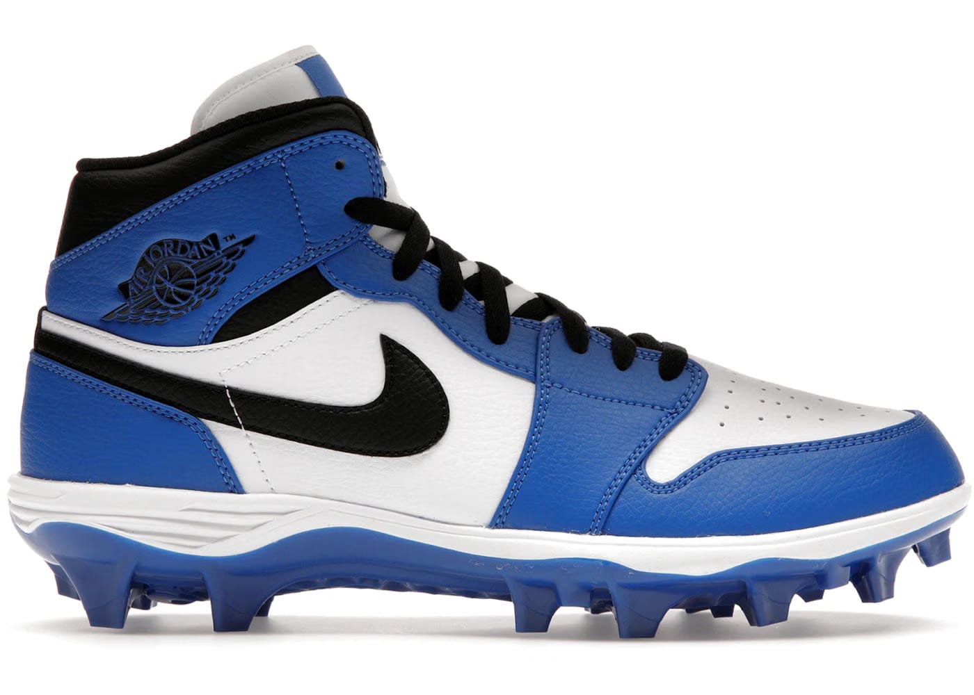Air Jordan 1 Mid TD Cleat White Black Royal