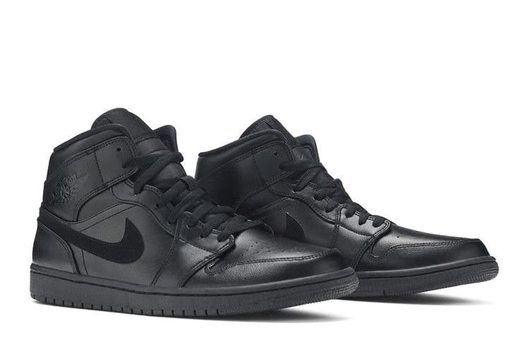 Jordan 1 Mid Triple Black