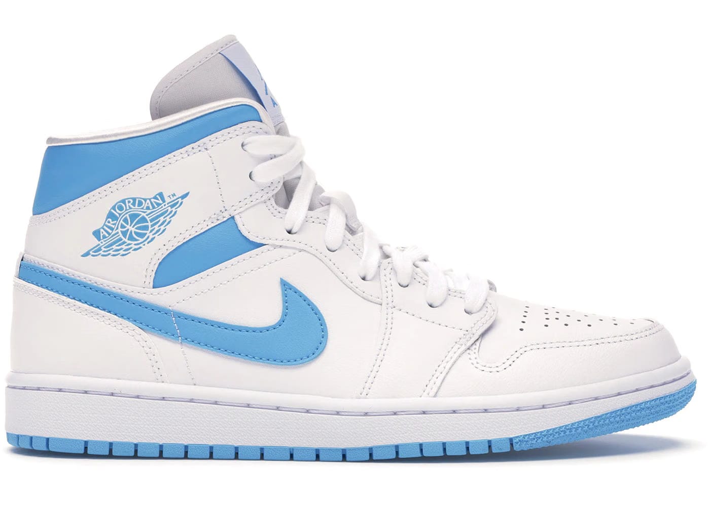 Wmns Air Jordan 1 Mid 'UNC'