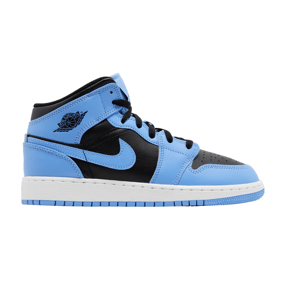 Jordan 1 Mid University Blue Black GS