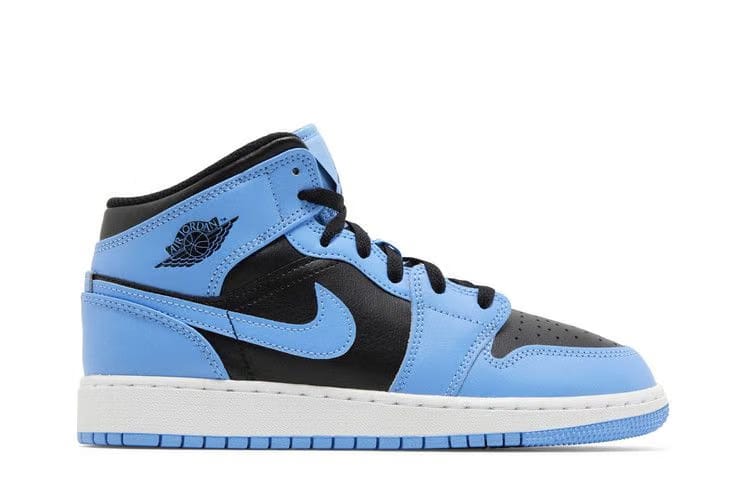 Jordan 1 Mid University Blue Black GS