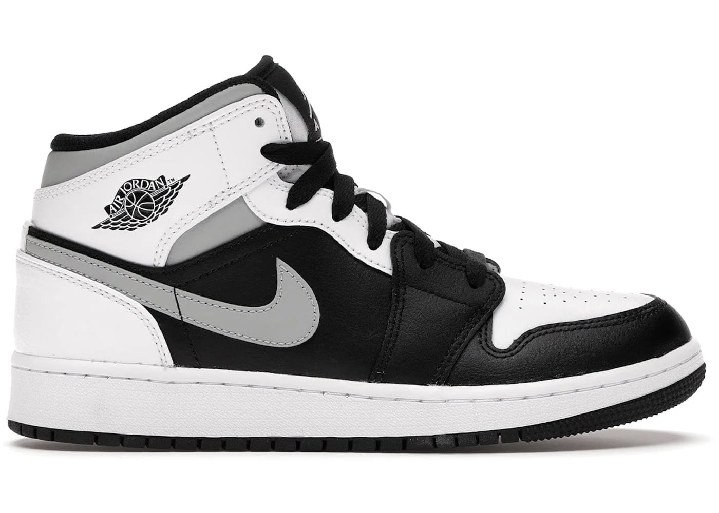 Jordan 1 Mid White Shadow GS