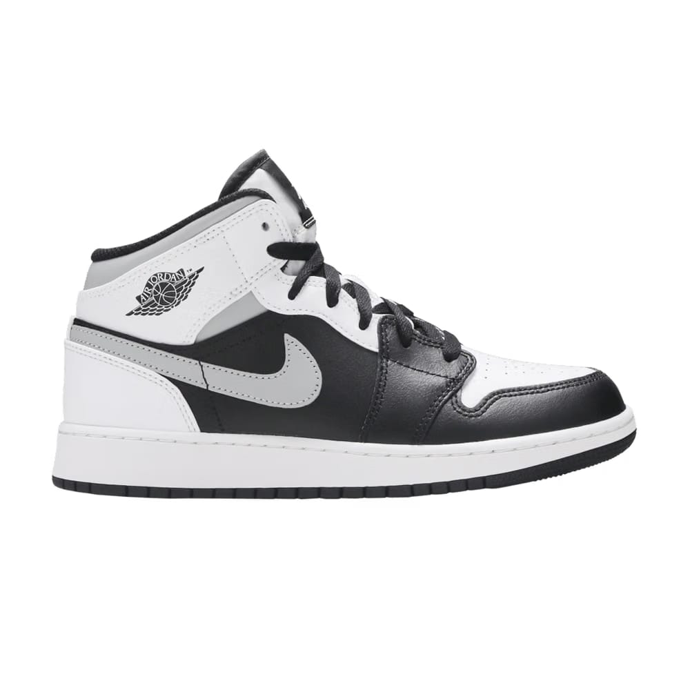 Jordan 1 Mid White Shadow GS