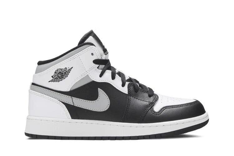 Jordan 1 Mid White Shadow GS