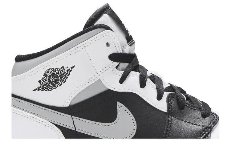 Jordan 1 Mid White Shadow GS