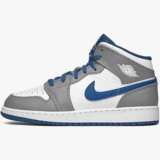 Air Jordan 1 Mid Cement True Blue Sale