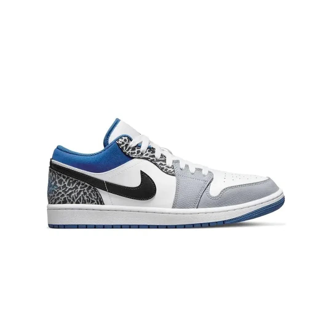 Air Jordan 1 Low True Blue / Smoke Grey Marina Blue Sale