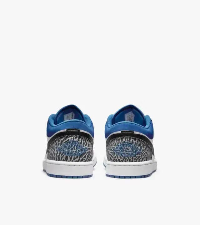 Air Jordan 1 Low True Blue / Smoke Grey Marina Blue Sale