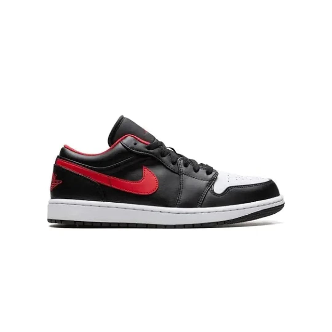 Air Jordan 1 Low Black/Fire-Red-White Sale
