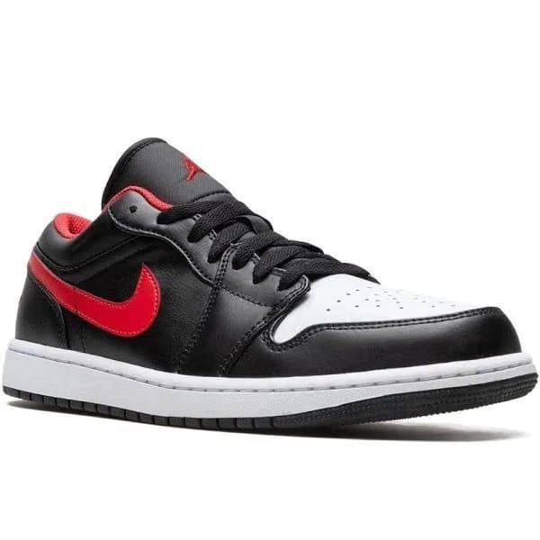 Air Jordan 1 Low Black/Fire-Red-White Sale