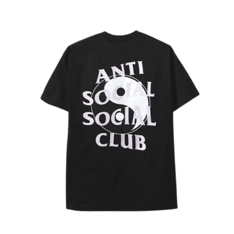 Anti Social Social Club Ying Yang T-Shirt Black Black Friday