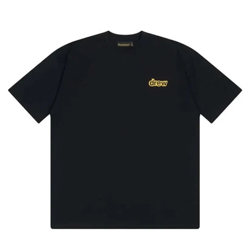 Drew House Doodle Joy SS T-Shirt Hot Black Black Friday
