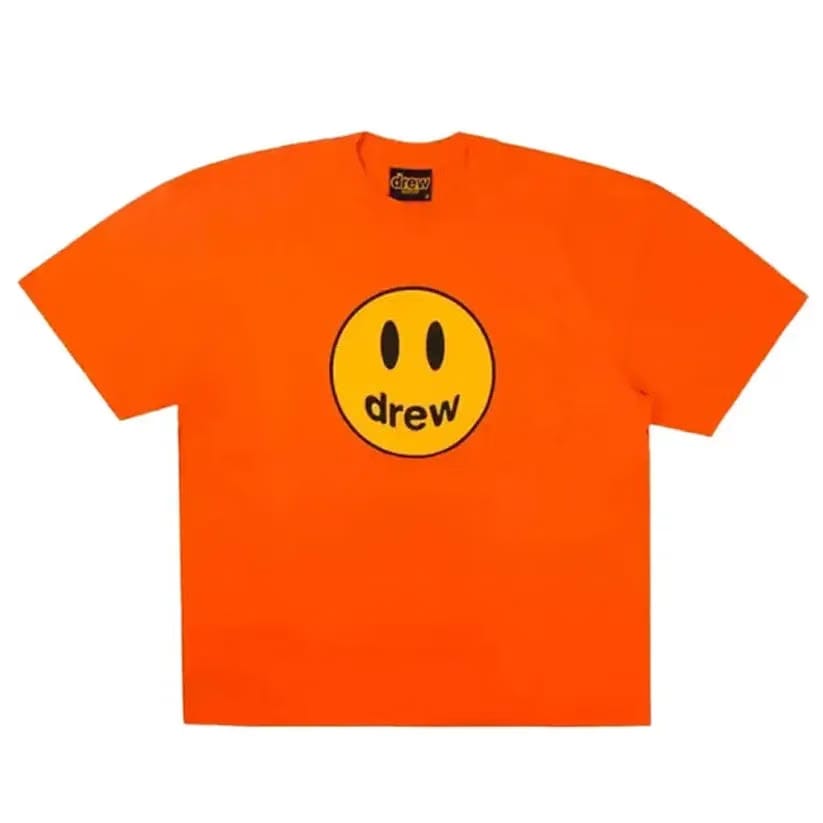 Drew Mascot Shorts Sleeve T-Shirt Orange Large Black Friday