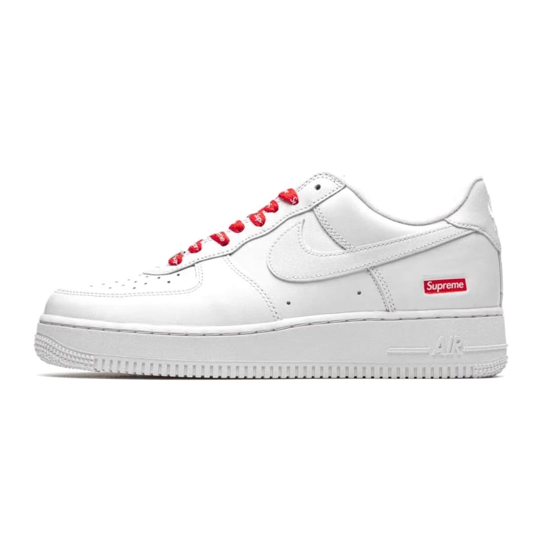 Nike Air Force 1 Supreme Low Box Logo White Sale