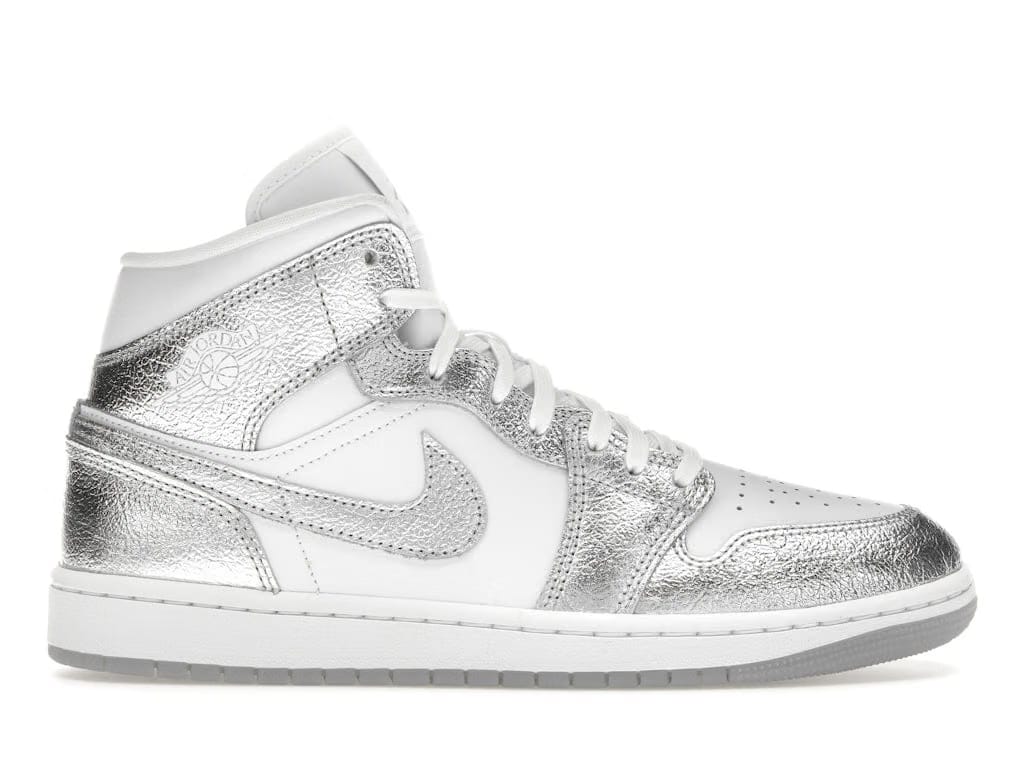 Air Jordan 1 Mid SE Metallic Silver