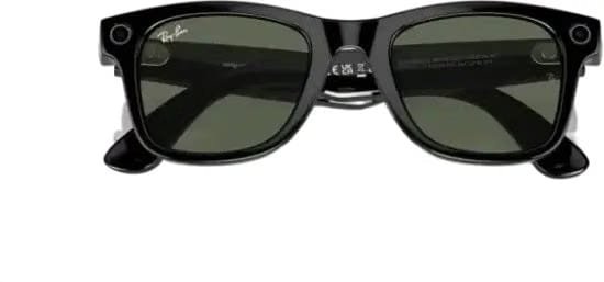 Ray Ban Meta Smart Glasses - Wayfarer Shiny Black G-15 Green Lenses