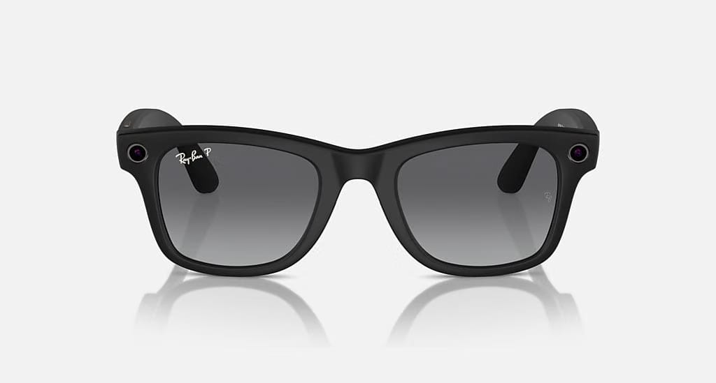Ray Ban Meta Smart Glasses - Wayfarer Matte Black Graphite Lenses