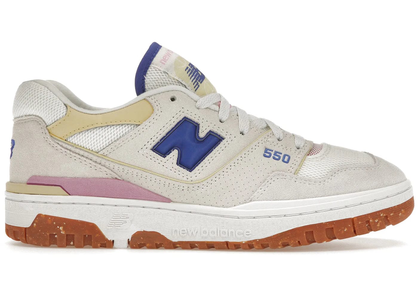New Balance 550 Sea Salt Marine Blue Womens