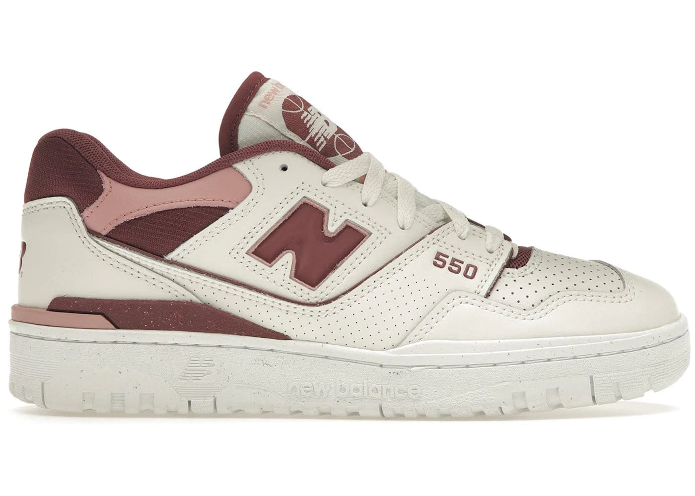 New Balance 550 Washed Burgundy