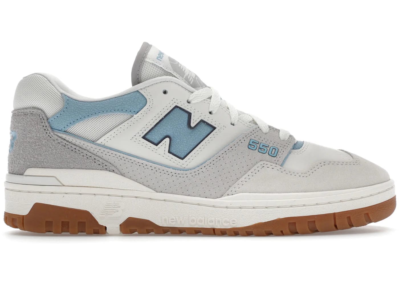 New Balance 550 White University Blue Grey Gum