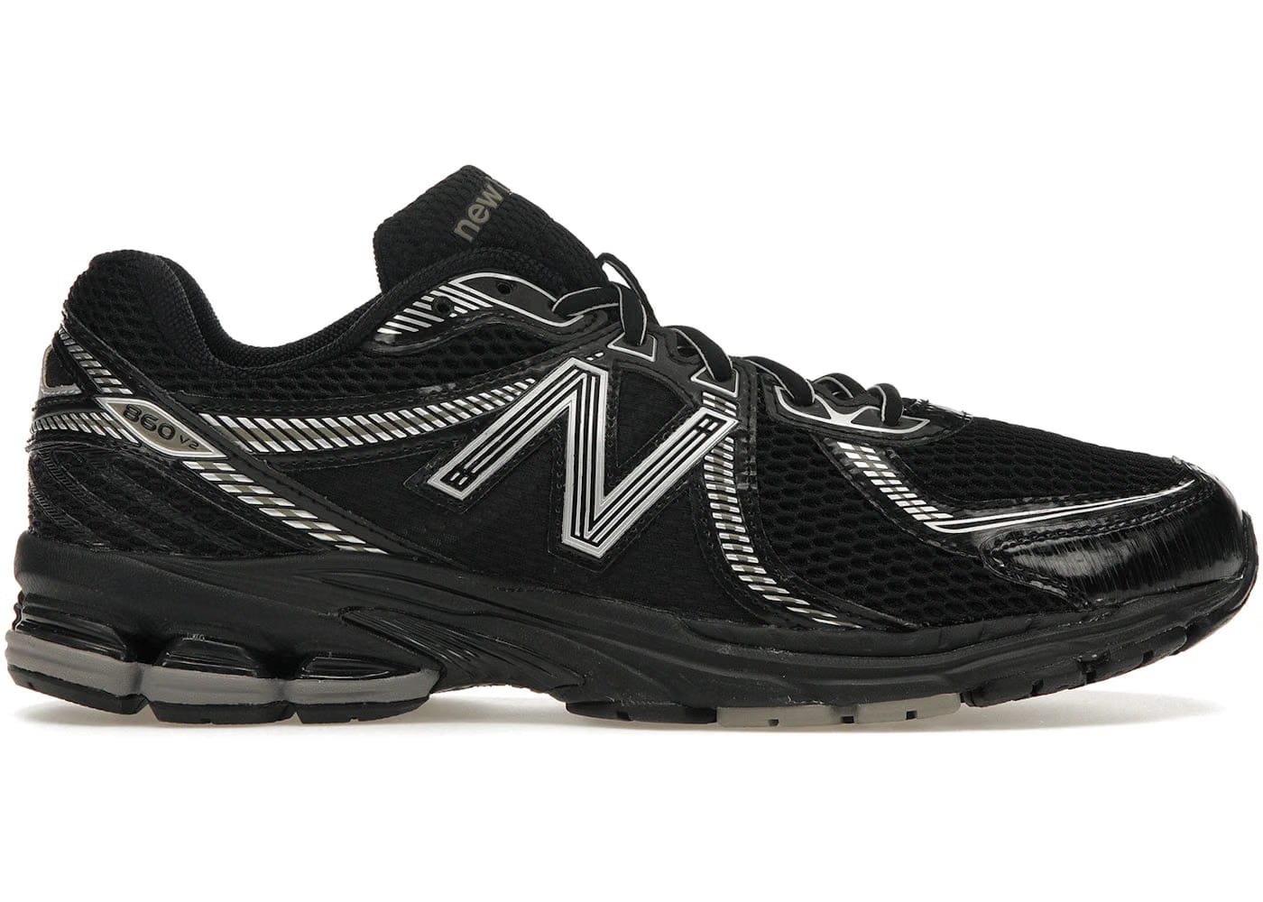 New Balance 860v2 Black Grey