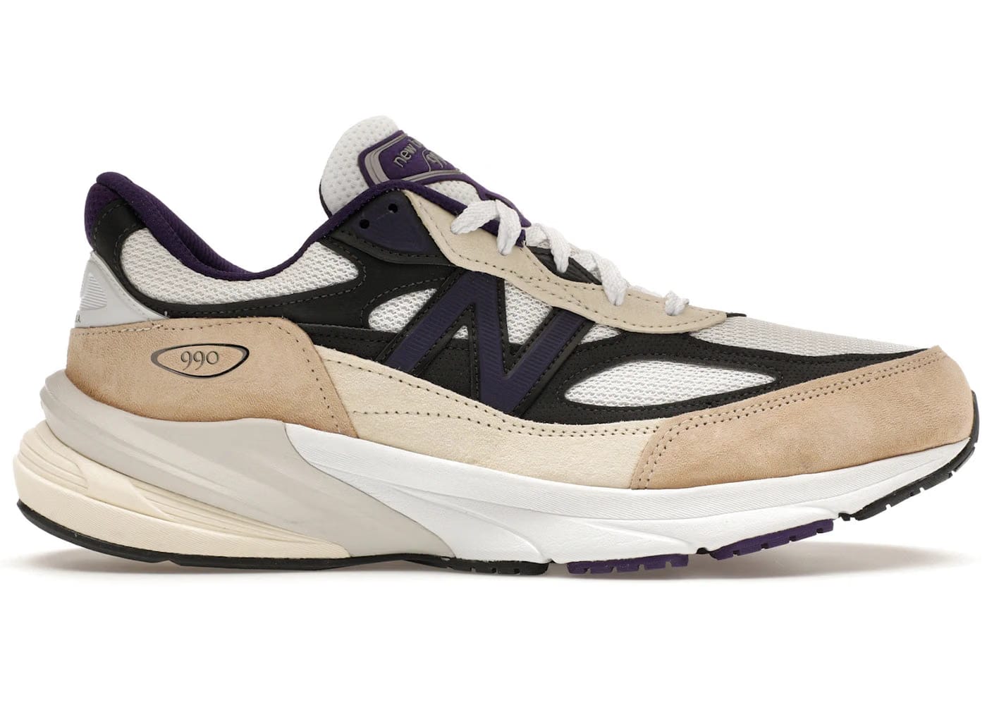 Teddy Santis x New Balance 990v6 Made in USA White Black Plum