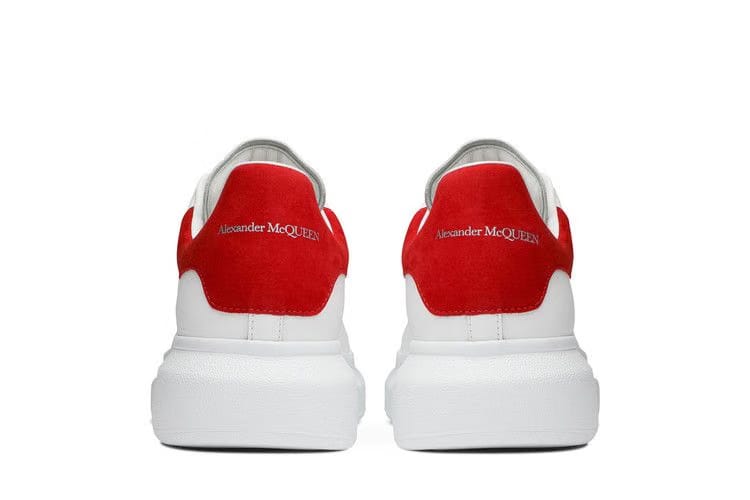 Alexander McQueen Oversized Sneaker White Lust Red
