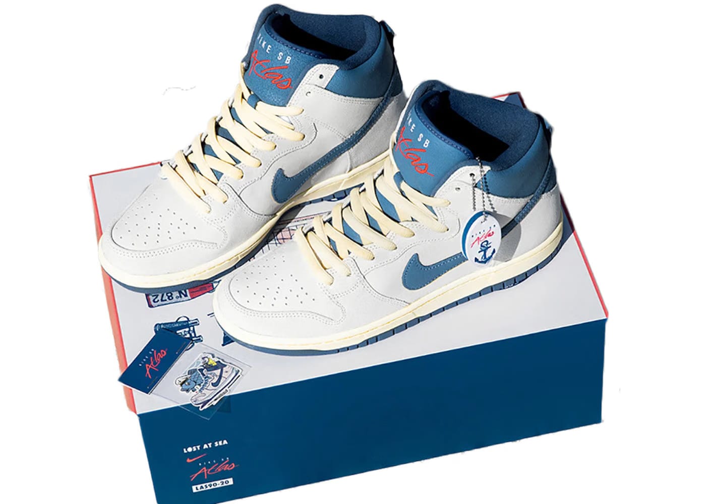 Nike Sb Dunk High Atlas Lost At Sea Special Box