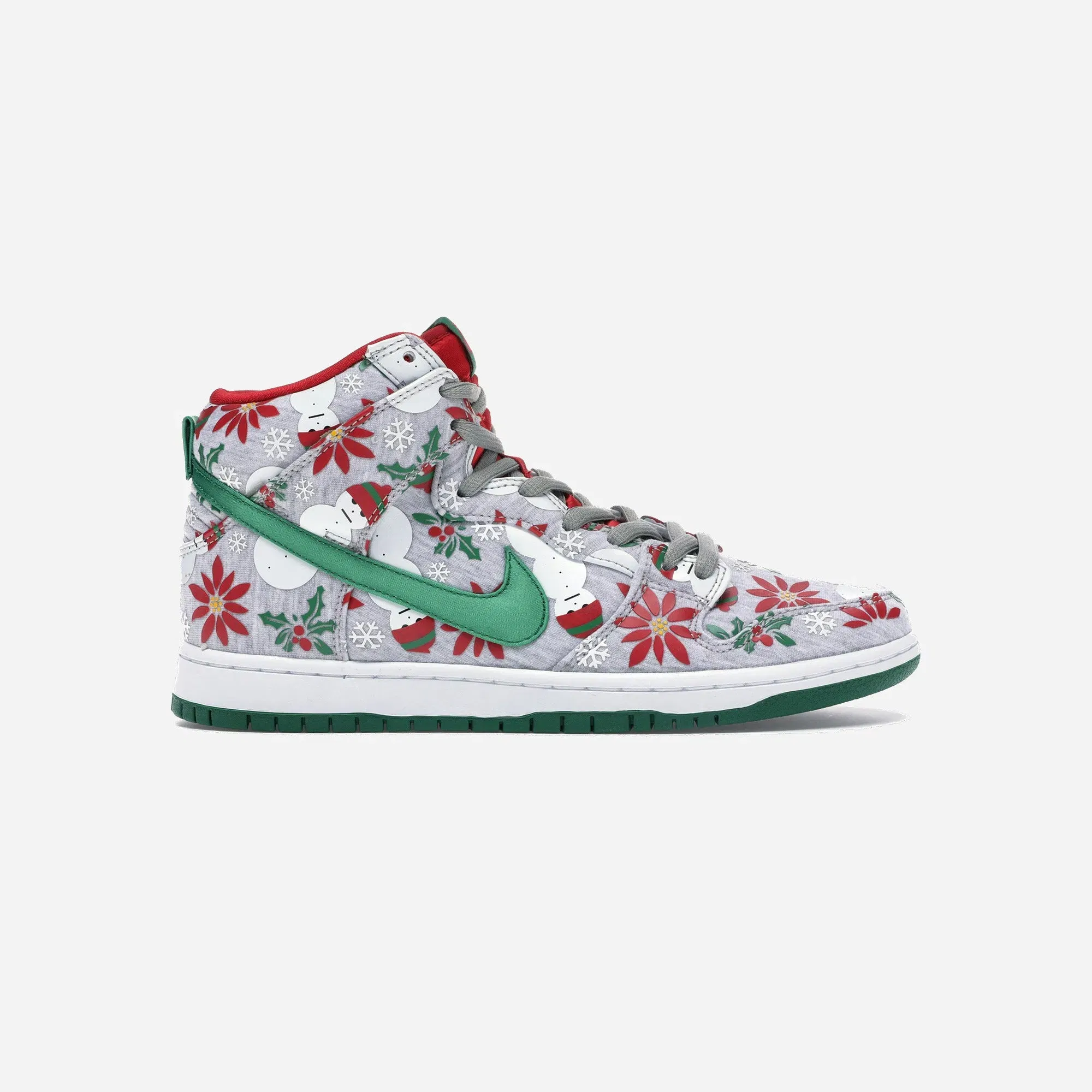 Nike Sb Dunk High Concepts Ugly Christmas Sweater Grey