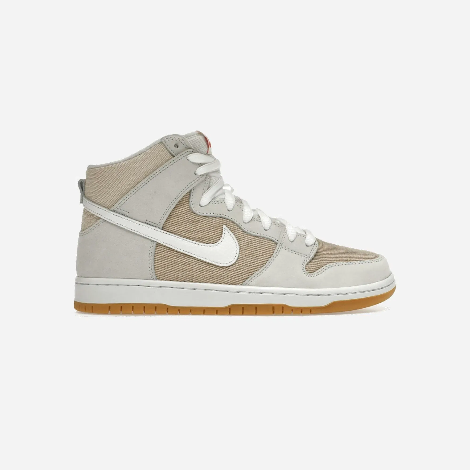 Nike Sb Dunk High Pro Iso Orange Label Unbleached Natural