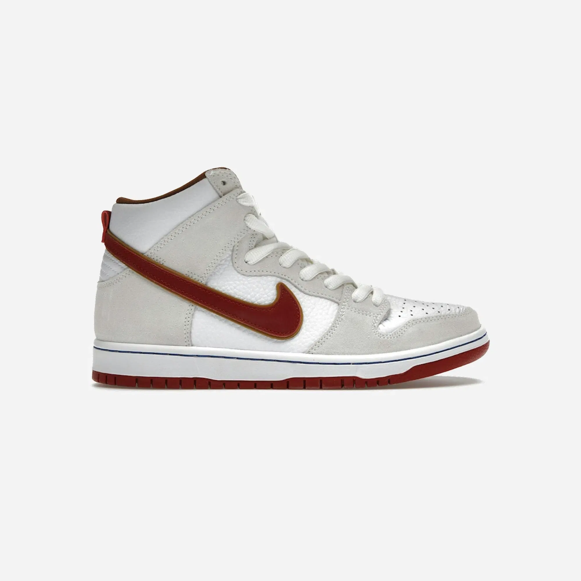 Nike Sb Dunk High Sail Bright Crimson