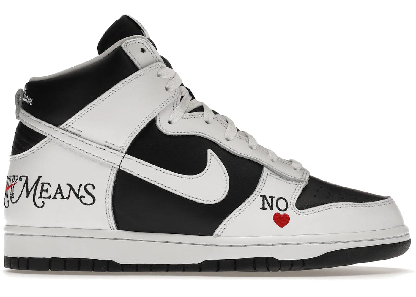 Nike Sb Dunk High Supreme By Any Means Black