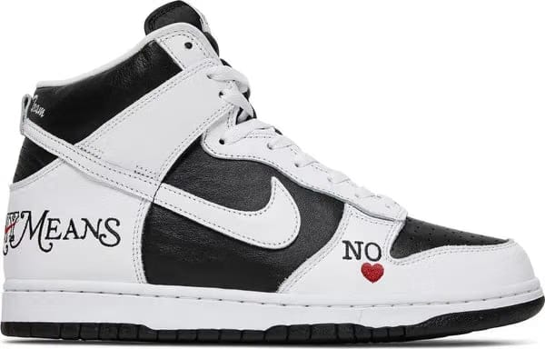 Nike Sb Dunk High Supreme By Any Means Black