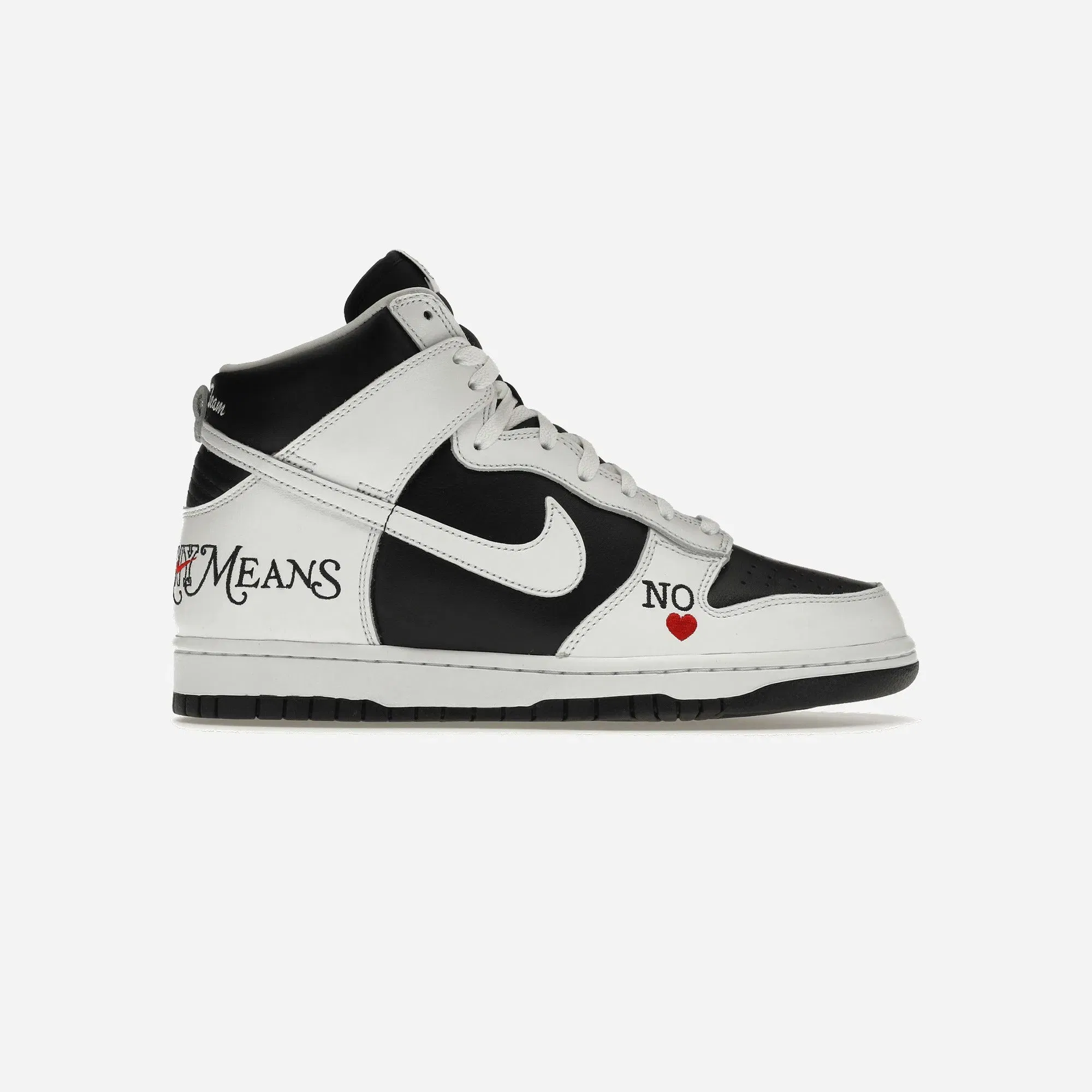 Nike Sb Dunk High Supreme By Any Means Black