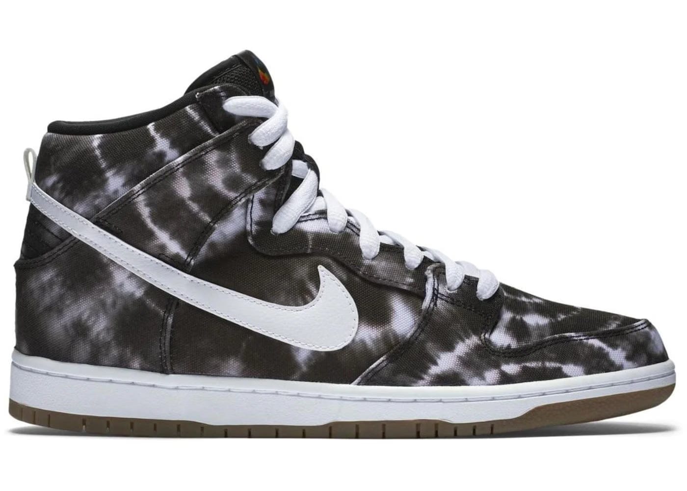 Nike Sb Dunk High Tie Dye Black