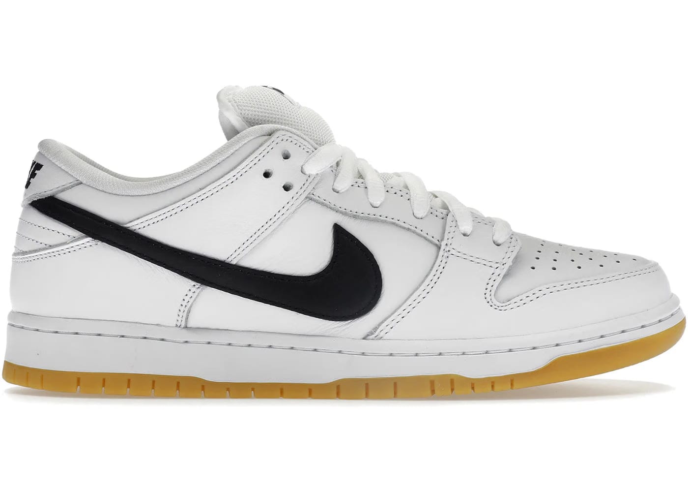 SB Dunk Low White Gum