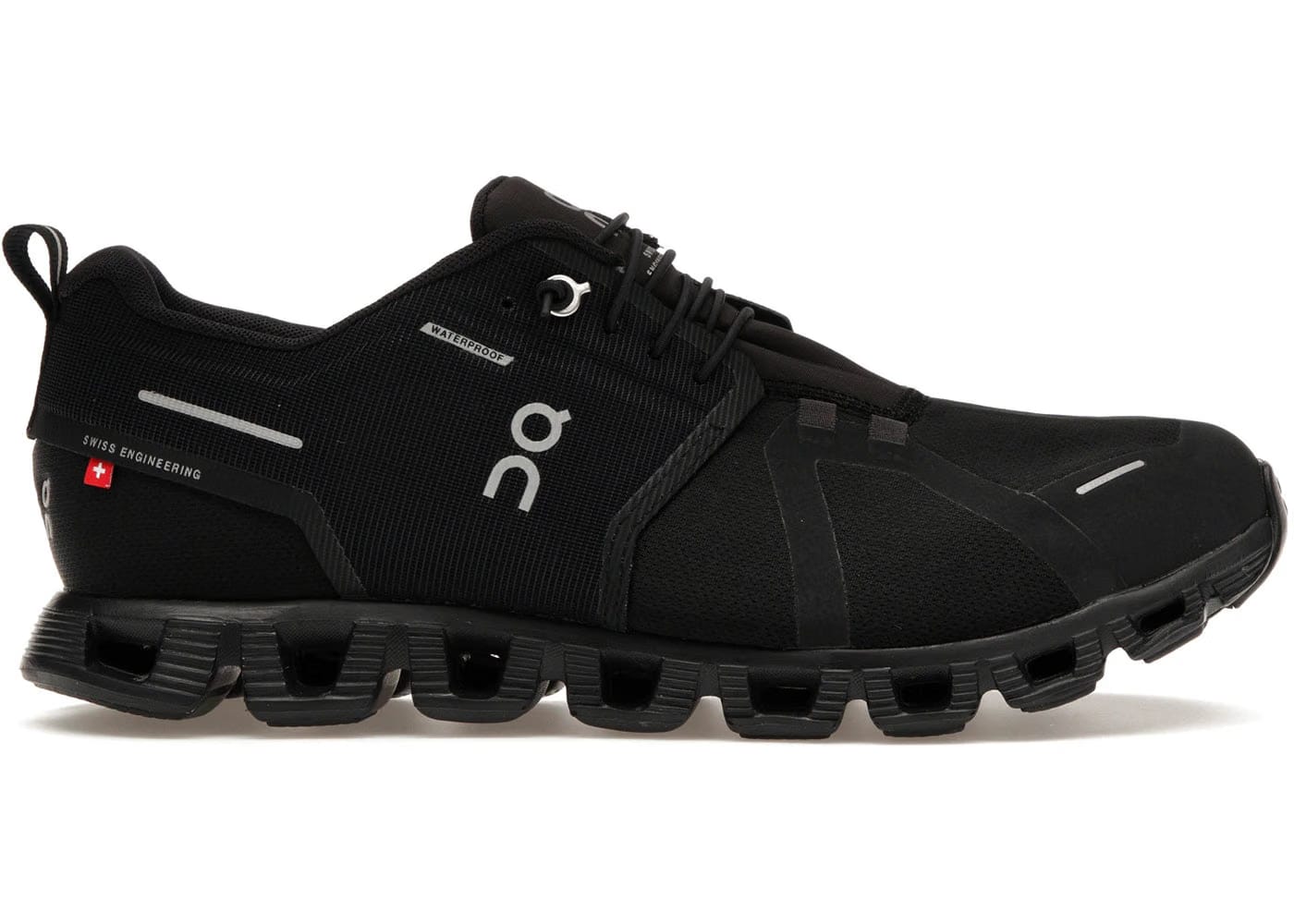 On Running Cloud 5 Waterproof All Black Womens