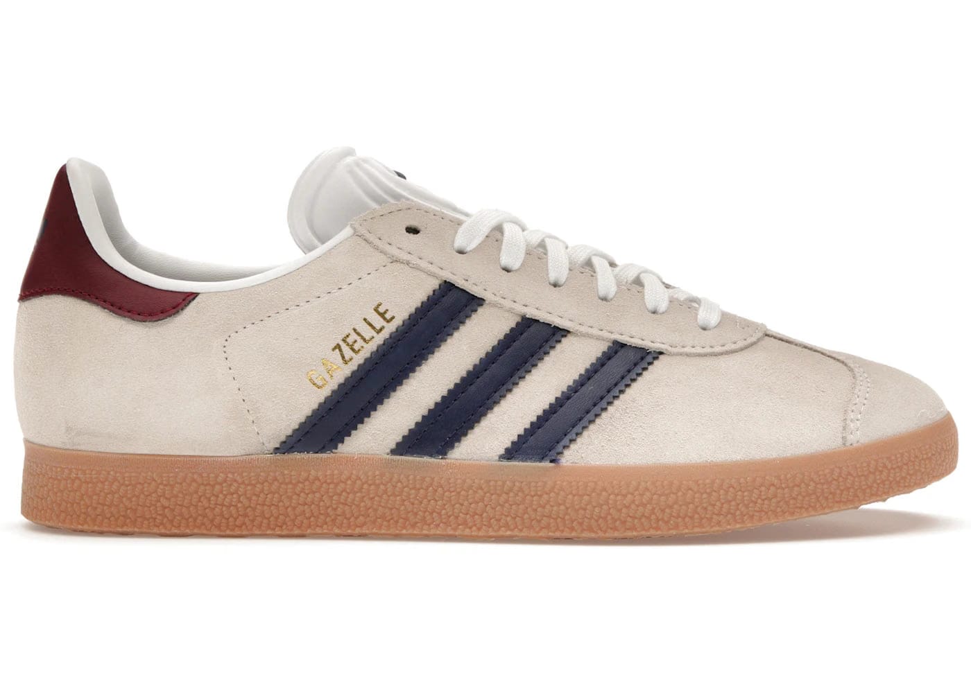 Adidas Gazelle Indoor Off White Dark Blue Gum