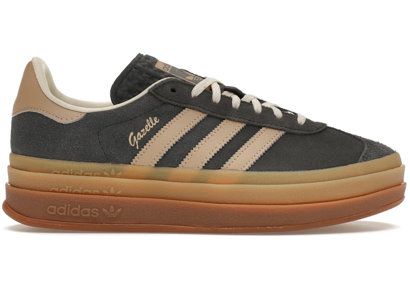 Adidas Wmns Gazelle Bold 'Grey Magic Beige Gum'