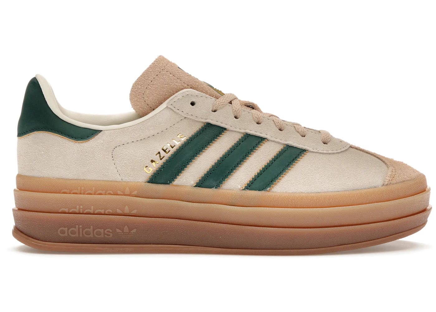 Adidas Wmns Gazelle Bold 'Cream Collegiate Green'