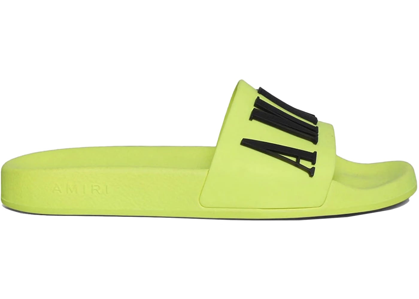 Amiri Rubber Classic Logo Pool Slide Volt