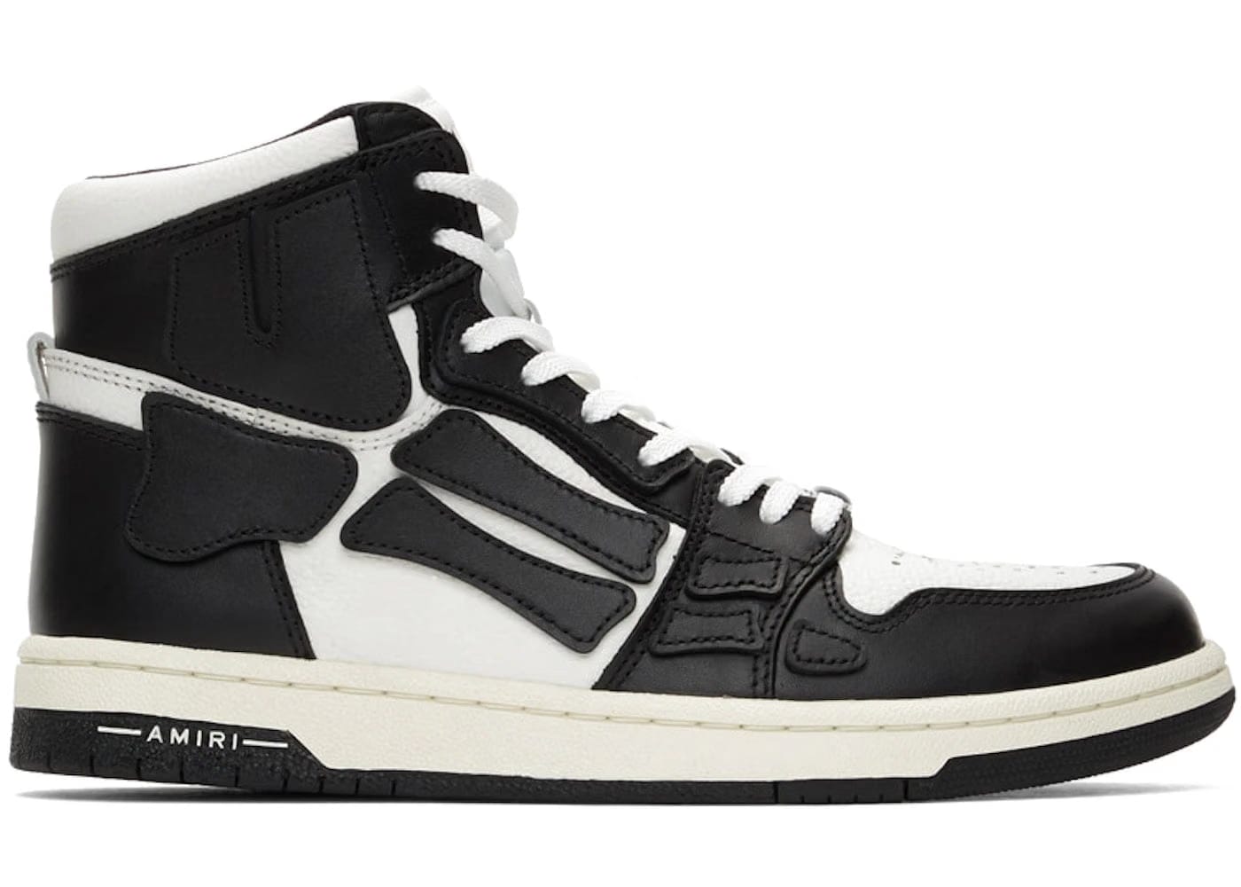 Amiri Skel High Tops Black White